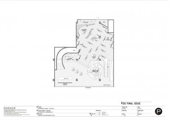 a floor plan of a room