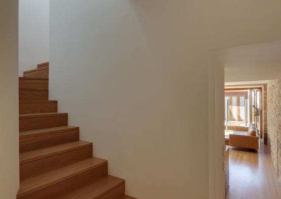 a staircase in a house