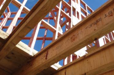 a close-up of a wooden structure